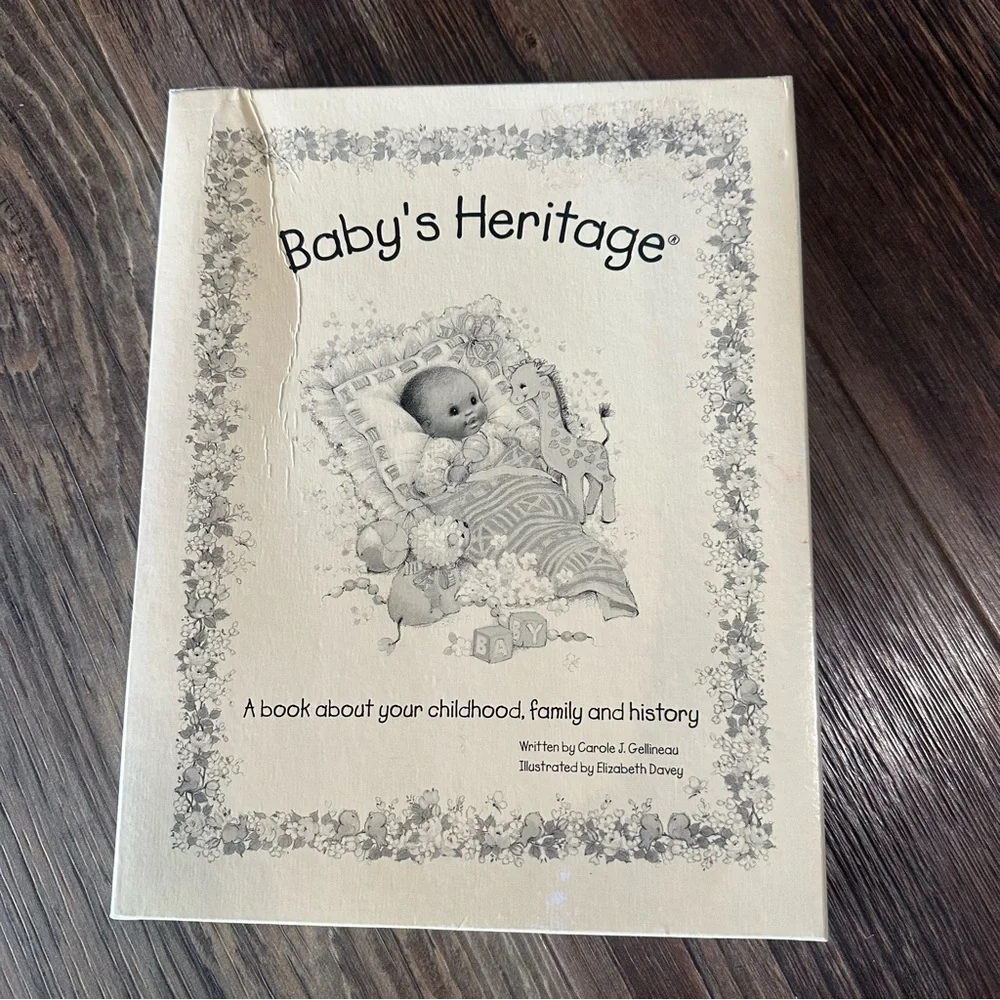 Baby's Heritage record book by Carole J Gellineau African (American) keepsake